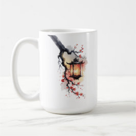 Amita - Körsbärsblomsterlyktor Tvillingar Kaffemugg