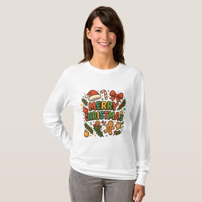 AMITA | Merry Christmas Party Tee (Hel framsida)