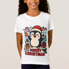 AMITA | Merry Christmas Penguin T Shirt