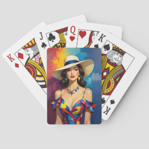 AMITA Oändlig sommar Muse Abstrakt elegans Casinokort