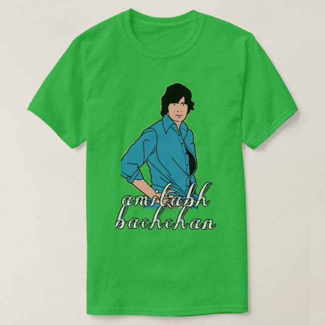 Amitabh Bachchan retro stil T Shirt (Design framsida)