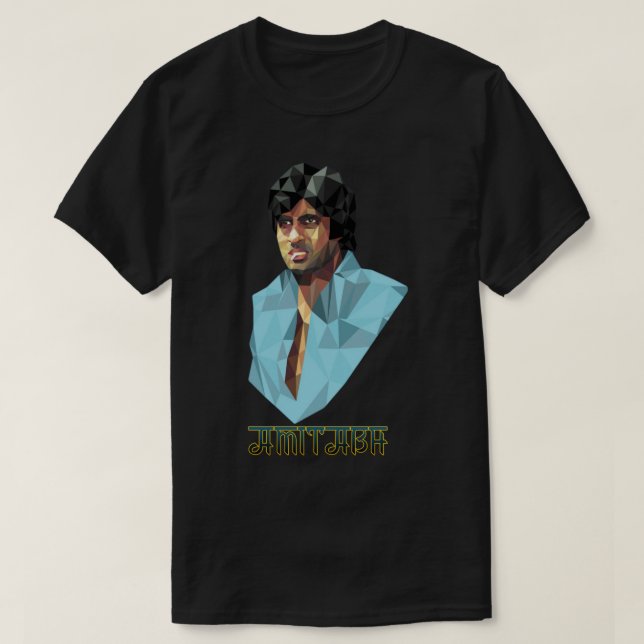 Amitabh Bachchan retro stil utseende T Shirt (Design framsida)