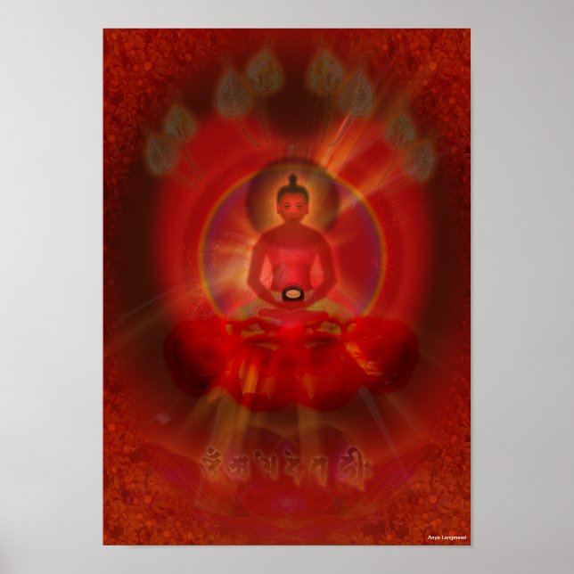 "Amitabha Buddha" Poster (Framsidan)