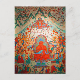 Amitabha Buddha Sukhavati Rena Landet Vykort