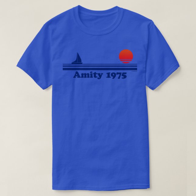 Amity 1975 Hoodie T Shirt (Design framsida)