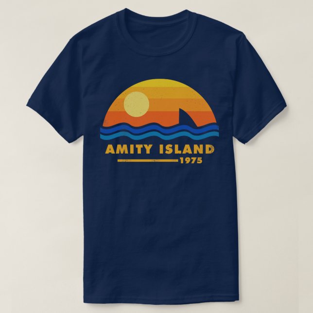 Amity Island 1975 T Shirt (Design framsida)
