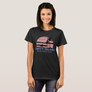 Amity Island välkomnar dig Jaws Retro Movie från 7 T Shirt