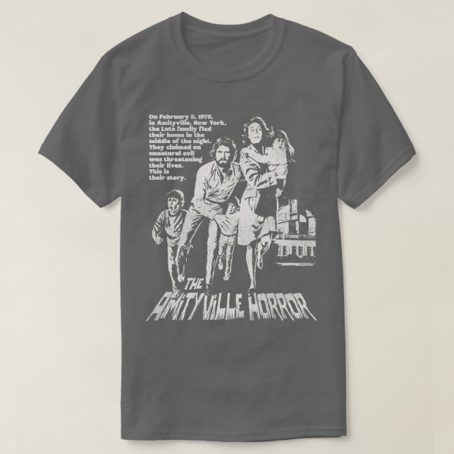 AMITYVILLE HORROR T SHIRT (Design framsida)