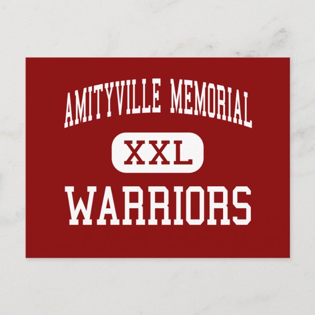 Amityville Memorial - Warriors - High - Amityville Vykort (Framsida)