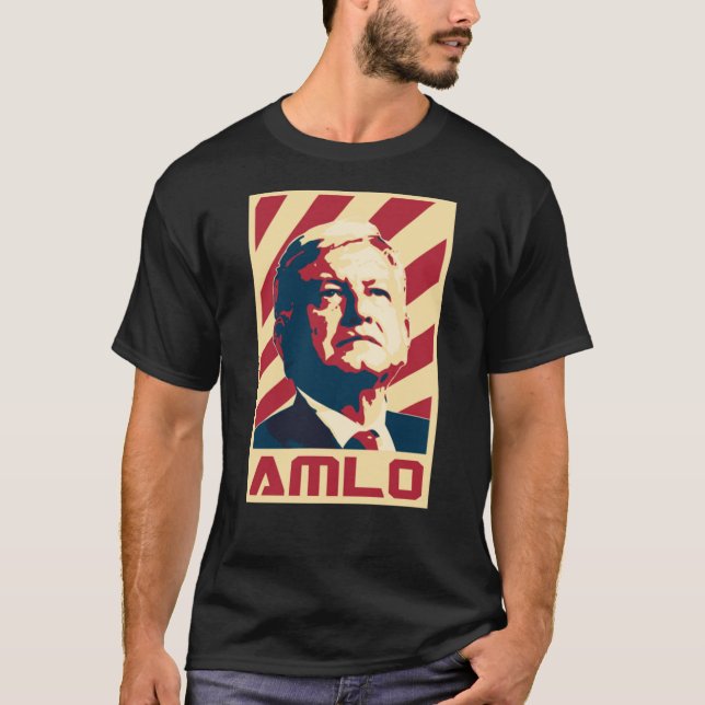 Amlo Preside T Shirt (Framsida)