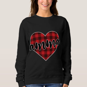 Amma Buffalo Play Heart Mysigt jul Vinterpat T Shirt