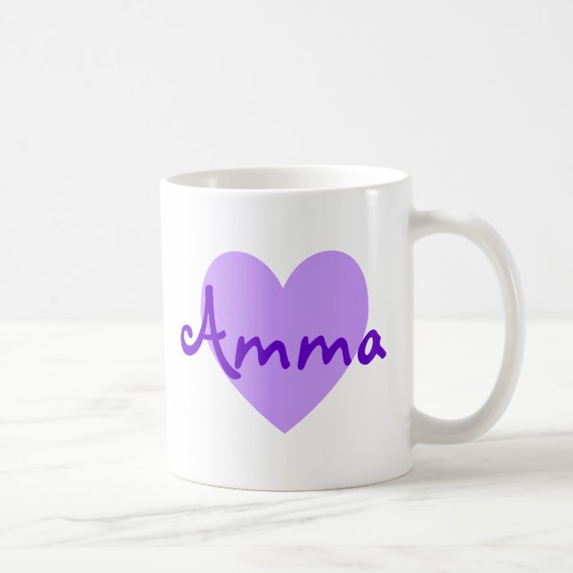 Amma vid Lila Kaffemugg (Höger)