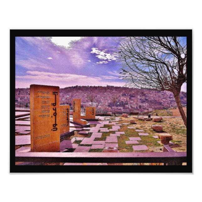 Amman Citadel Fototryck (Framsidan)