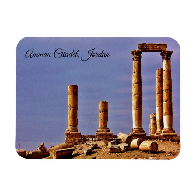 Amman Citadel, Jordanien Magnet (Horisontell)