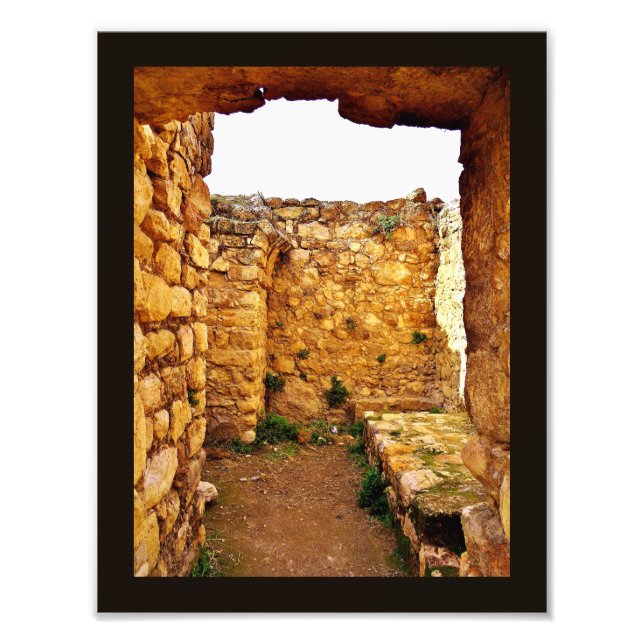 Amman Citadel Ruins Fototryck (Framsidan)