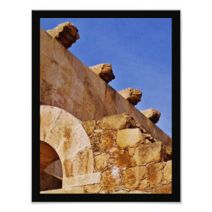 Amman Citadel Ruins Fototryck