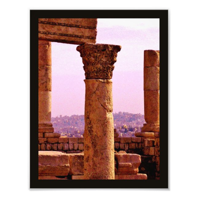 Amman Citadel Ruins Fototryck (Framsidan)