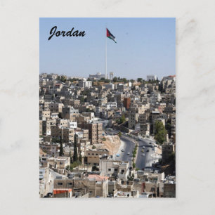 amman city jordan vykort