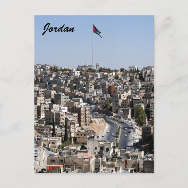 amman city jordan vykort (Framsida)