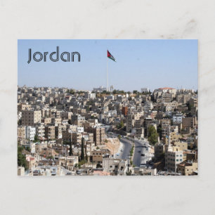 amman city jordan vykort