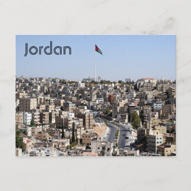 amman city jordan vykort (Framsida)