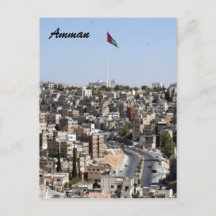 amman flagga vykort