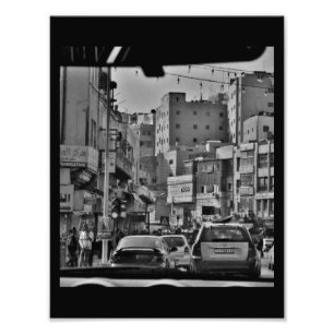 Amman från Taxi Fototryck
