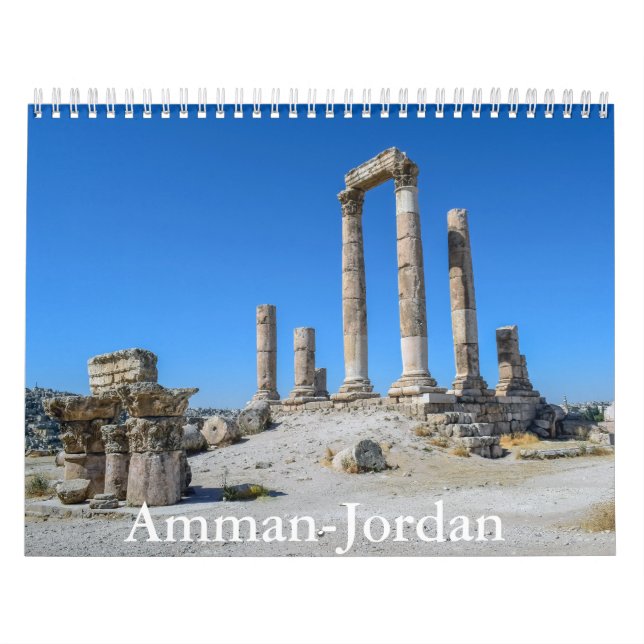 Amman-Jordan Calendar Kalender (Omslag)