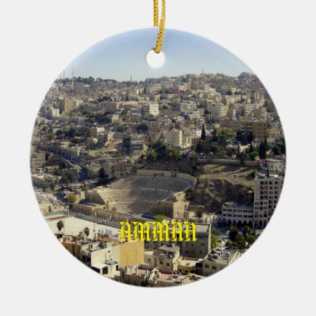 Amman Jordan Scenia Ornament (Framsidan)