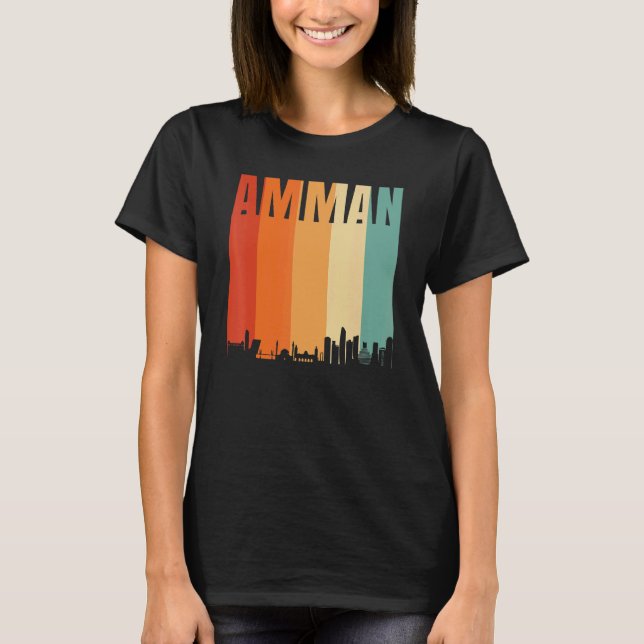 Amman Skyline T Shirt (Framsida)