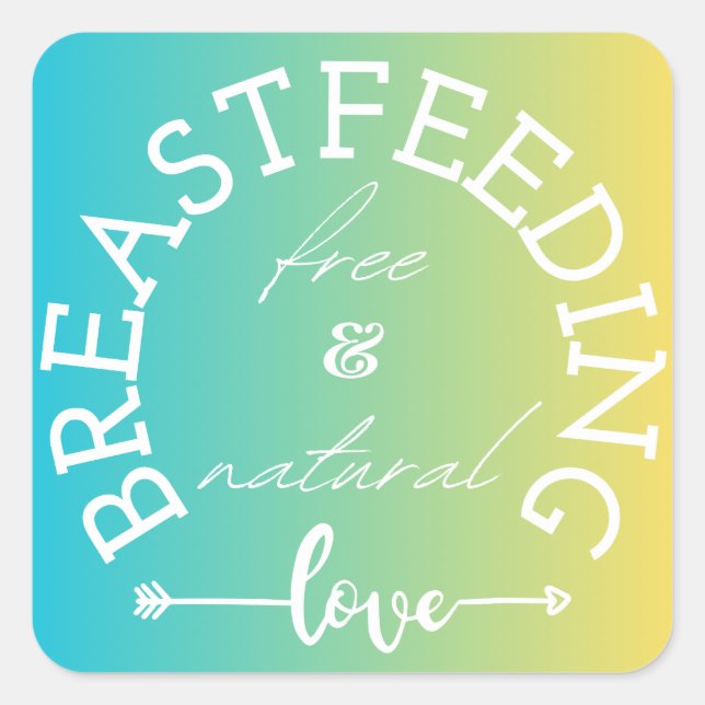 Ammande citattecken fyrkantigt klistermärke (Framsida)