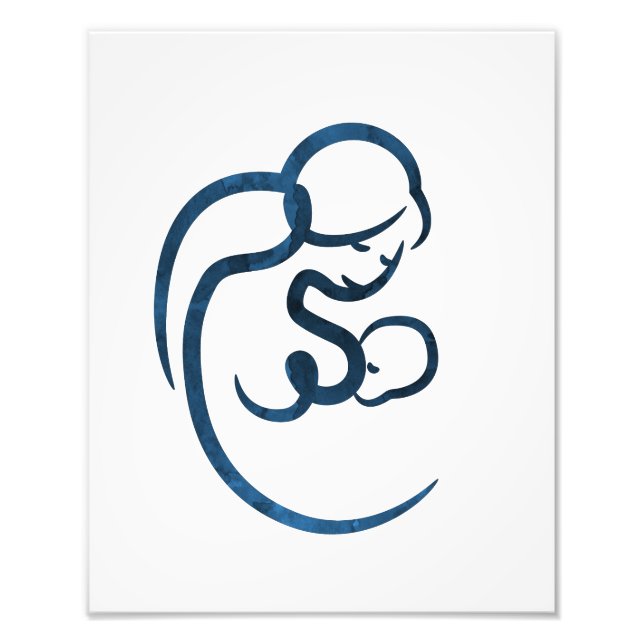 Ammande Mor Fototryck (Framsidan)