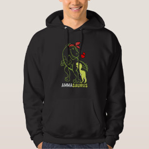 Ammasaurus Amma Tyrannosaurus Dinosaur Baby Mor Hoodie