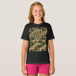 AMMO Apparel Classic Army Skriv ut T-Shirt för fli