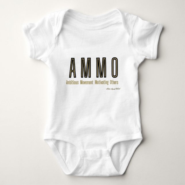 Ammo Apparel USA Acronym Unisex T Shirt (Framsida)