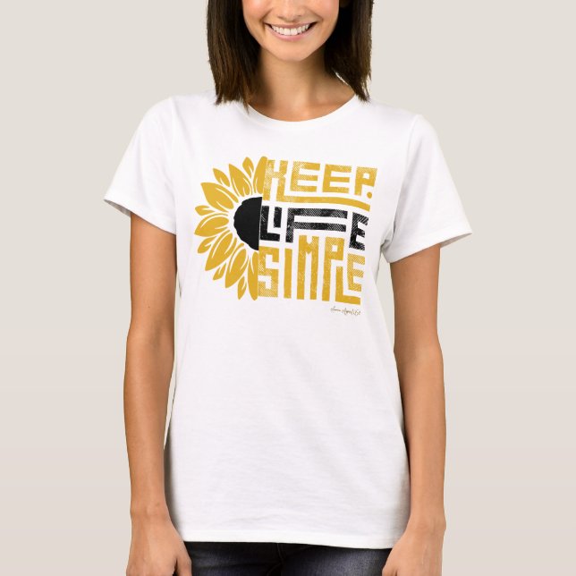 Ammo Apparel USA Behålla Life Simple II Womans's T Shirt (Framsida)