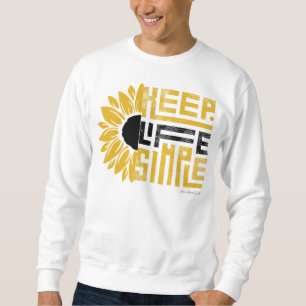 Ammo Apparel USA Behålla Life Simple Manar Sweatsh Lång Ärmad Tröja
