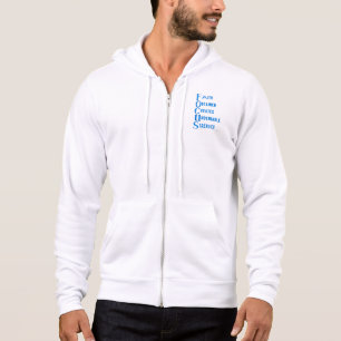 Ammo Apparel USA Focus Acronym Manar Zip Hoodie T Shirt