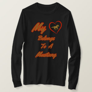 AMMO Apparel USA My Heart-Tillhören T Shirt