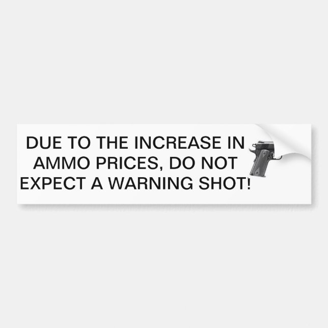 Ammo är dyr, fruktkonservkulor bildekal (Framsidan)
