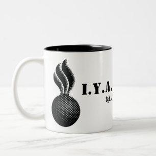 Ammo IYAYAS eget namn Black White Två-Tonad Mugg