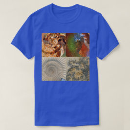 Ammonit Fossil Makro Montage T Shirt