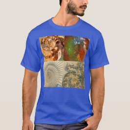 Ammonit Fossil Makro Montage T Shirt