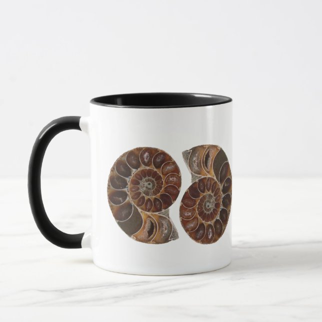 Ammonite Fossils Mugg (Vänster)