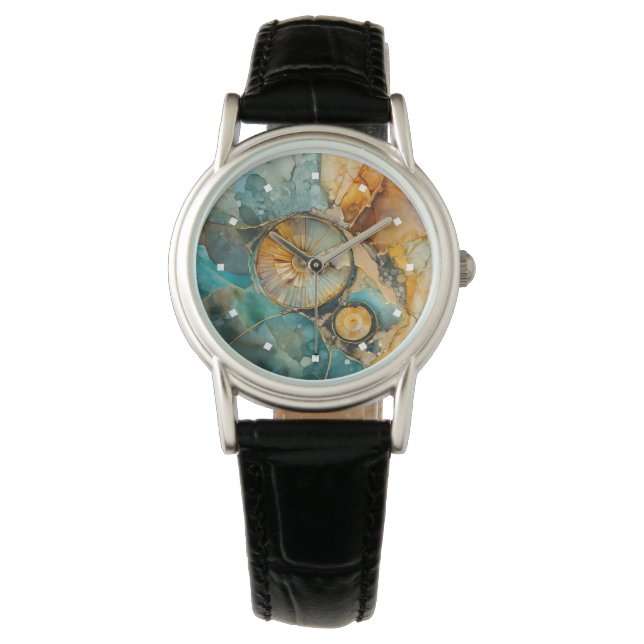 Ammonite Gem Fossil Watch Armbandsur (Framsida)