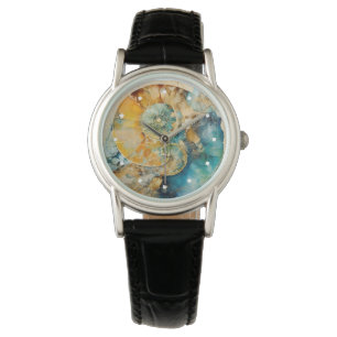 Ammonite Gem Fossil Watch Armbandsur