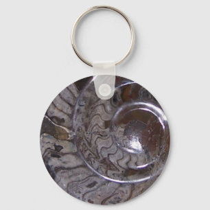 ammonite nyckelring