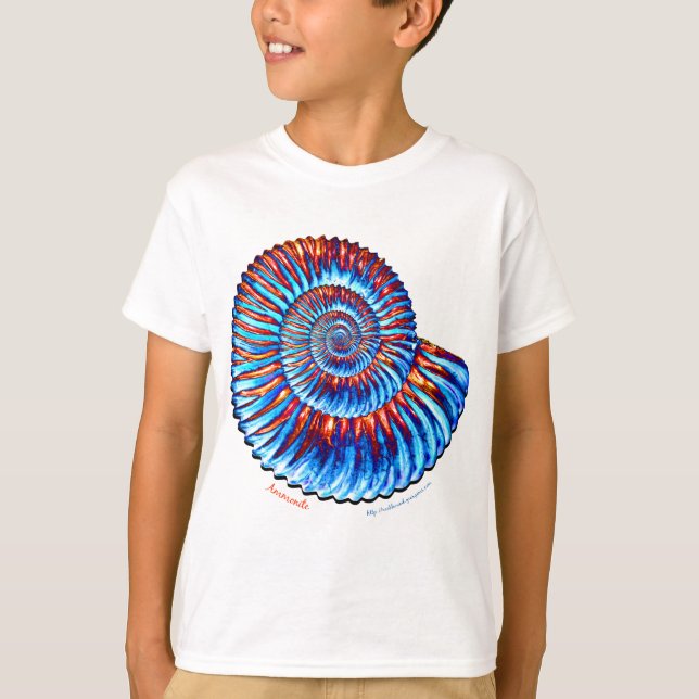Ammonitefossil T Shirt (Framsida)