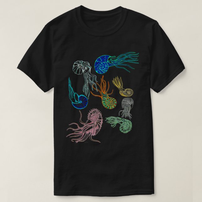 AmmonitorBlack T Shirt (Design framsida)
