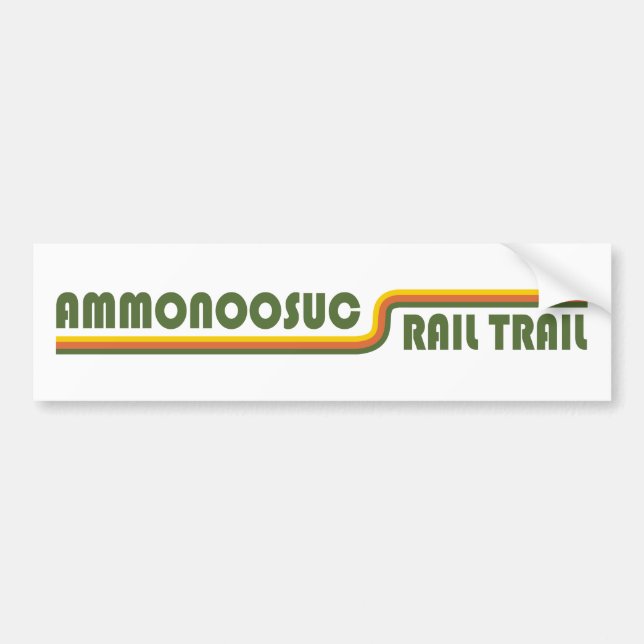 Ammonoosuc Rail Trail New Hampshire Bildekal (Framsidan)